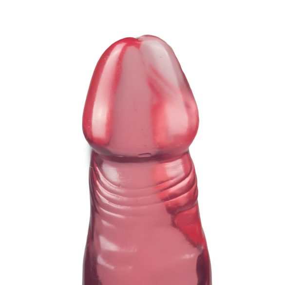 Crystal Jellies - dildo analne z przyssawką - różowy