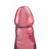 Crystal Jellies - różowe analne dildo z przyssawką