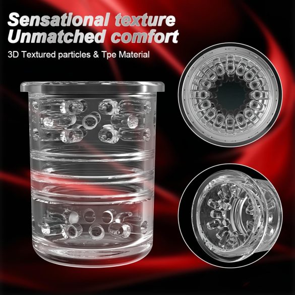 AlvUp - masturbator automatyczny obrotowy - czarny