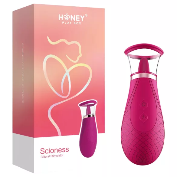 Honey Play Box Scioness - stymulator łechtaczki ssąco-lick vibracyjny - różowy