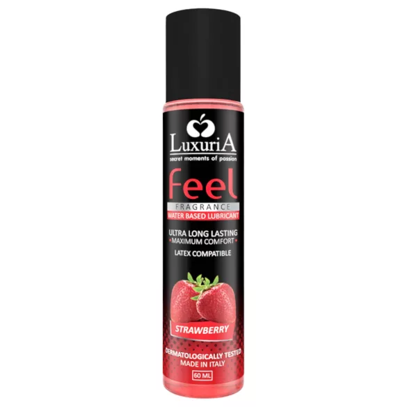 LuxuriA Feel Strawberry - lubrykant na bazie wody - truskawka (60 ml)
