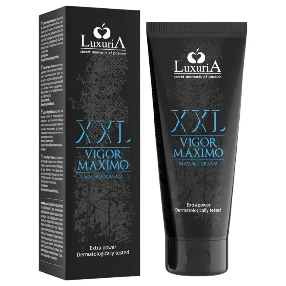 LuxuriA Vigor Maximo XXL - krem powiększający i nawilżający penisa (75 ml)