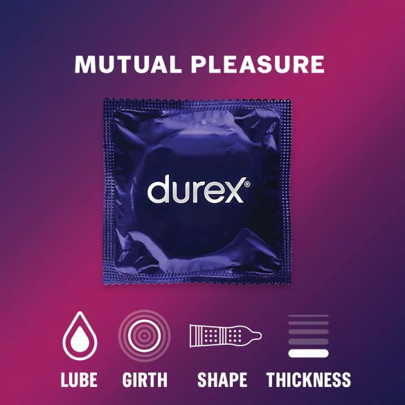 Durex Mutual Pleasure - prezerwatywy opóźniające wytrysk (3 sztuki)