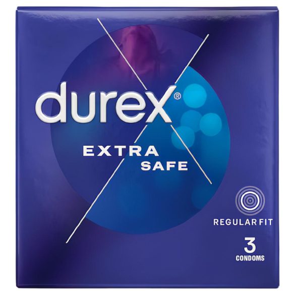 Durex - prezerwatywy bezpieczne - Extra Safe - 3 sztuki