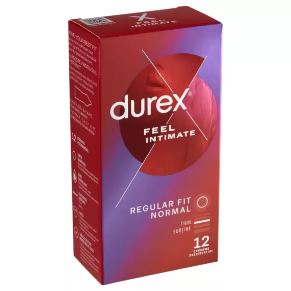 Durex Feel Intimate - prezerwatywy ultracienkie - 12 sztuk