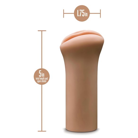 Enlust Molly - masturbator realistyczny ze zdjęciami AI - ciemny odcień natualny