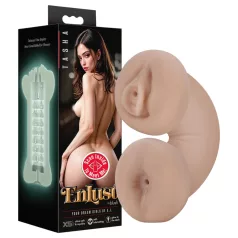   Enlust Tasha - masturbator z waginą i anus światłem LED - realistyczny, cielisty
