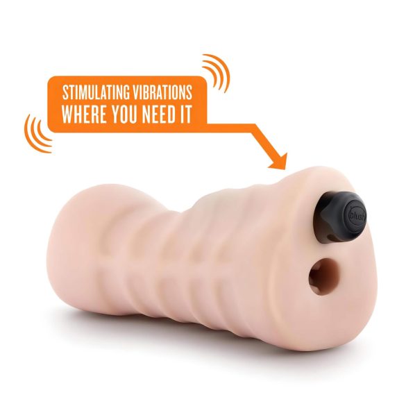 Enlust Ayumi - masturbator wibrujący - sztuczna pochwa - realistyczna - cielisty