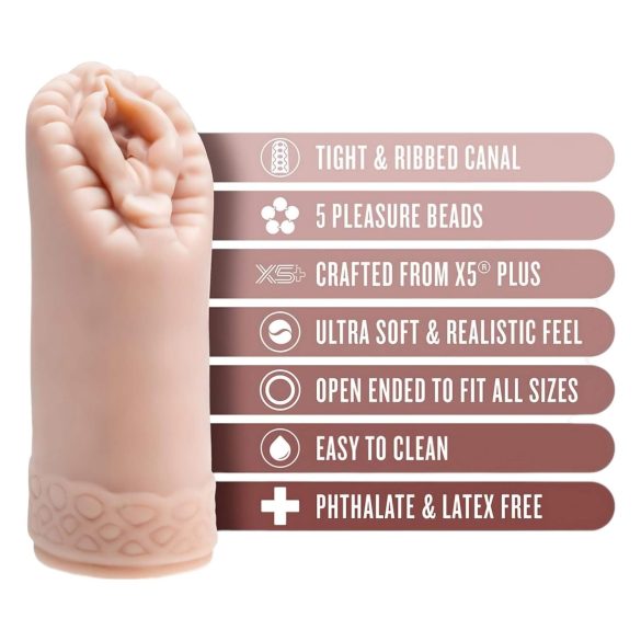 Enlust Alyssa - masturbator wagina z realistycznymi zdjęciami - kolor naturalny