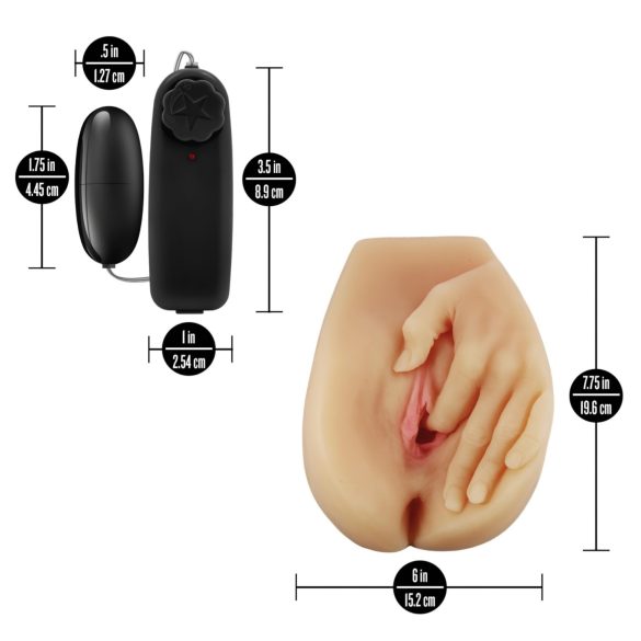 Enlust Selena - wibrująca sztuczna cipka ze zdjęciami AI (naturalna)