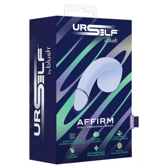 Blush UrSelf Affirm - realistyczny sztuczny penis (brązowy) - 13 cm
