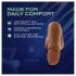 Blush UrSelf Affirm - realistyczny sztuczny penis (brązowy) - 13 cm