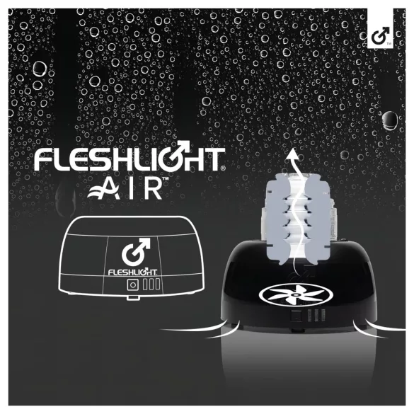 Fleshlight Air - automatyczna suszarka do masturbatorów (czarna)