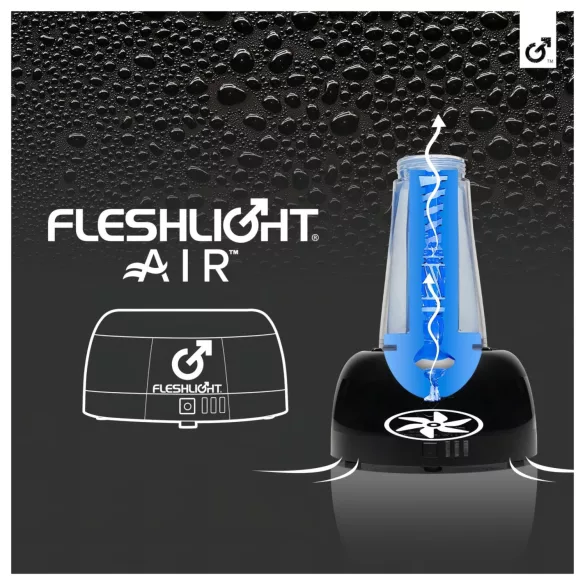 Fleshlight Air - automatyczna suszarka do masturbatorów (czarna)