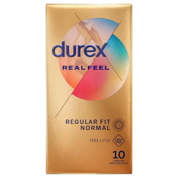 Durex Real Feel - prezerwatywy bez lateksu - 10 sztuk