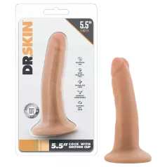   Dr. Skin - realistyczny dildo z przyssawką - naturalny 14 cm