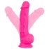 Blush Neo - dildo z przyssawką - 19 cm - różowy