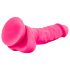 Blush Neo - dildo z przyssawką - 19 cm - różowy