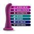Temptasia Bellatrix - fioletowy dildo z przyssawką