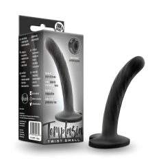   Temptasia Twist Small - dildo z przyssawką - skręcany - czarny