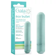   Gaia Eco M - przyjazny dla środowiska wibrator w kształcie pałeczki (turkusowy) - średni