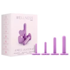   Blush Wellness - zestaw do rozszerzania pochwy - silikon - fioletowy