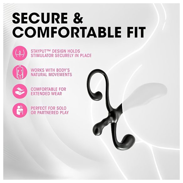 Anal Adventures - stymulator prostaty - czarny