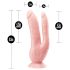 Dr. Skin 8 - podwójne dildo z przyssawką (natur)