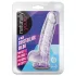 Blush Naturally Yours - kryształowy dildo (fioletowy)