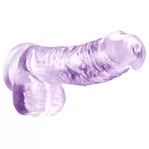 Blush Naturally Yours - kryształowy dildo (fioletowy)