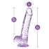 Blush Naturally Yours - kryształowy dildo (fioletowy)
