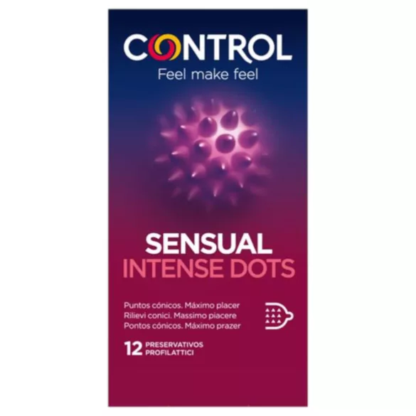 Control - prezerwatywy z wypustkami - 12 sztuk
