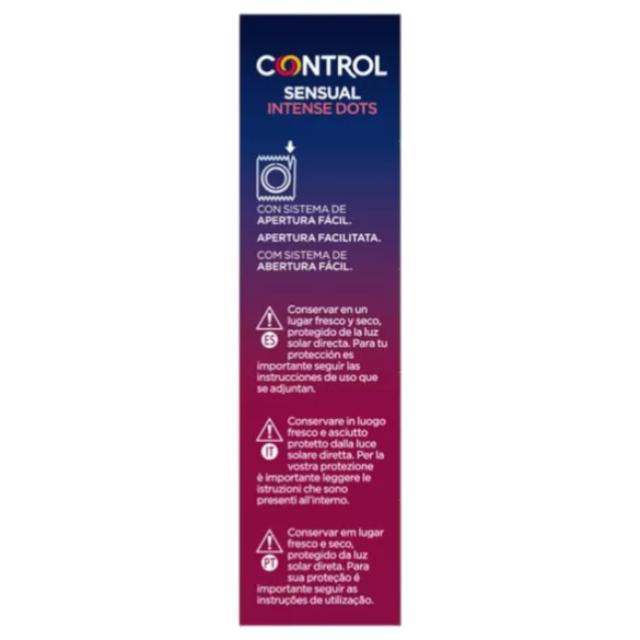 Control - prezerwatywy z wypustkami - 12 sztuk