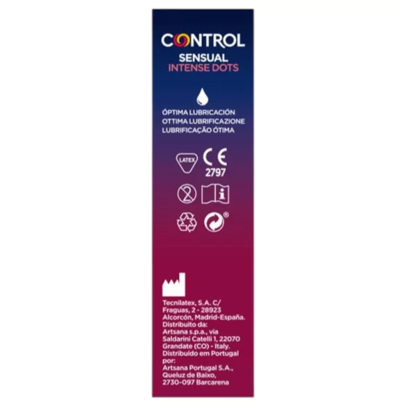 Control - prezerwatywy z wypustkami - 12 sztuk
