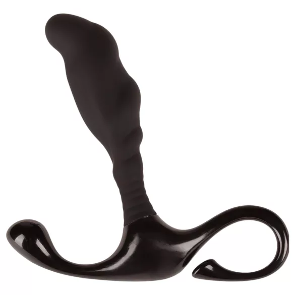 Alive Nero - wibrujący masażer prostaty na akumulator (czarny) - 7 cm