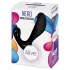 Alive Nero - wibrujący masażer prostaty na akumulator (czarny) - 7 cm