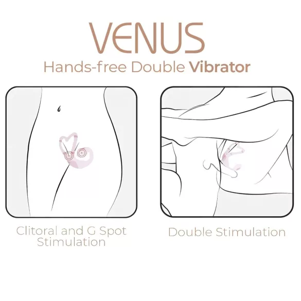 Adrien Lastic Venus - wibrator do punktu G i łechtaczki - różowy