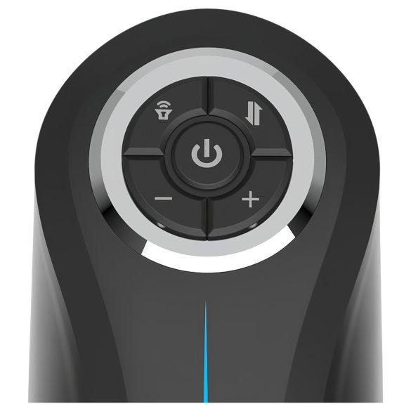 JamyJob - masturbator męski z ruchem góra-dół i wibracjami - czarny