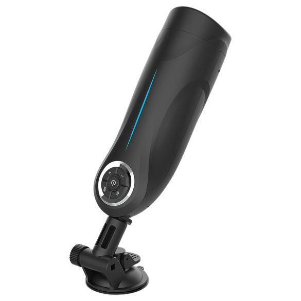 JamyJob - masturbator męski z ruchem góra-dół i wibracjami - czarny