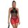 Subblime 952242 - Sukienka z siateczki w kolorze ombre (czerwona) - S-L