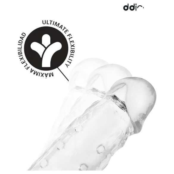 Addicted Toys - nakładka na penisa z pierścieniem na jądra - 23 cm