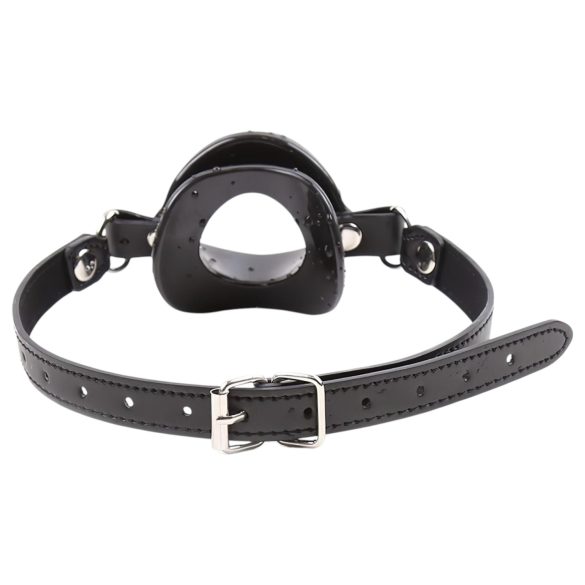 Latetobed - knebel do ust w kształcie ust - silikonowy - czarny