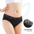 Adalet Natura Super - majtki menstruacyjne (czarne) - XL