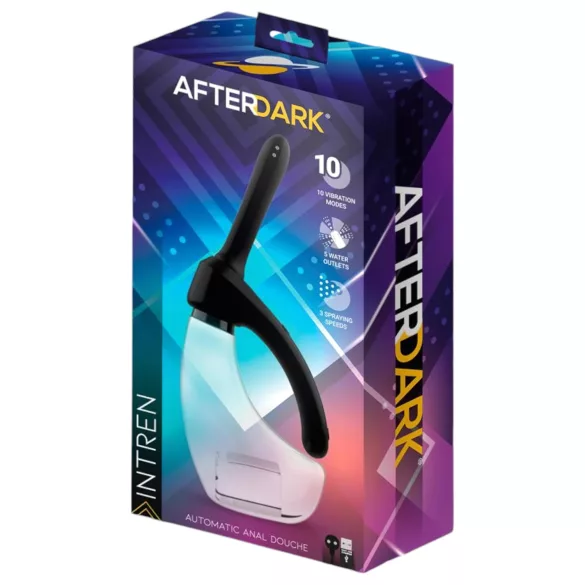 Afterdark - irygator analny wibracyjny automatyczny - przezroczysty