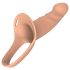 Action StrapOn S - strap-on z pustym dildo - naturalny kolor