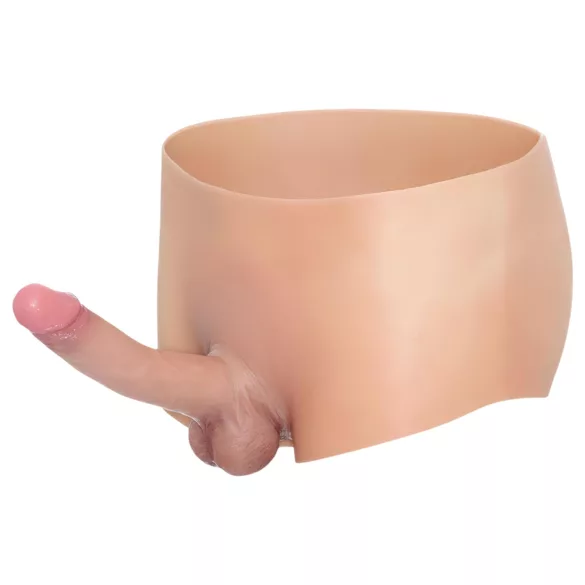INTOYOU - strap-on realistyczny penis - silikonowy - kolor naturalny