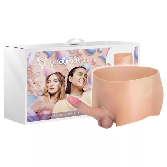 INTOYOU - strap-on realistyczny penis - silikonowy - kolor naturalny