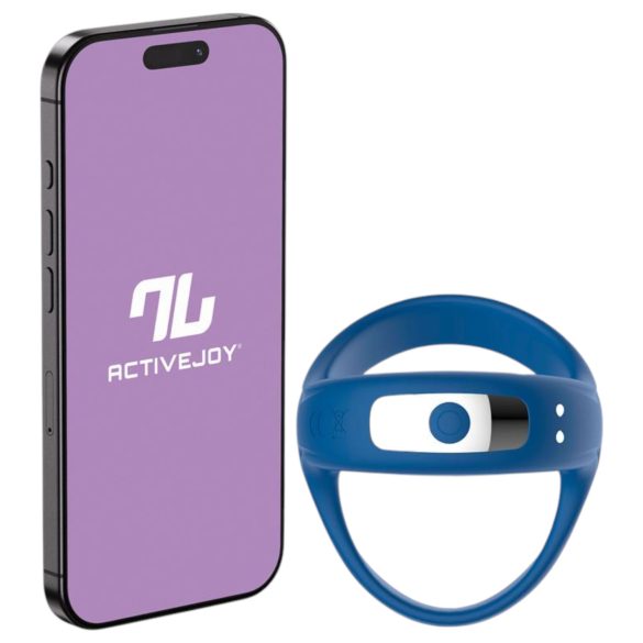 INTOYOU - inteligentny wibrujący pierścień na penisa i jądra (niebieski)