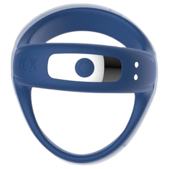 INTOYOU - inteligentny wibrujący pierścień na penisa i jądra (niebieski)