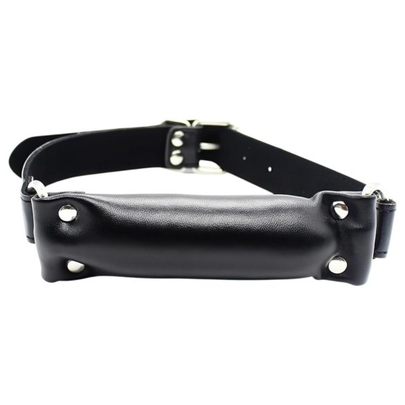 Latetobed - knebel ustny z wyściółką - czarny